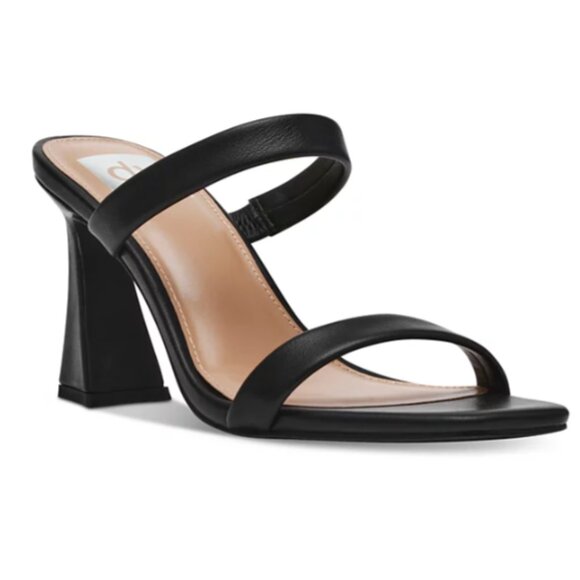 DV Dolce Vita Yorke Two Band Square Toe High heels black - 7 - Picture 1 of 12